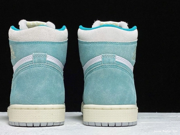 Retro 555088-311 Jordan 1 Green Air OG High Turbo 0801